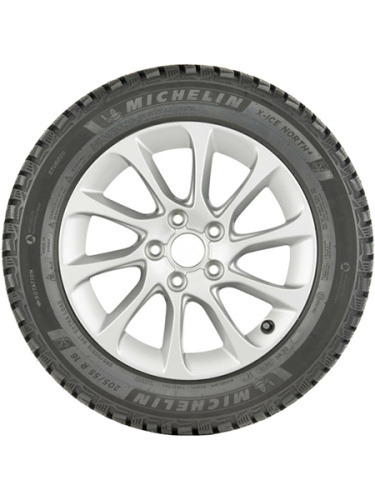 фото протектора и шины X-Ice North 4 Шина Michelin X-Ice North 4 215/55 R18 99T